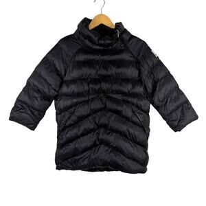 Orage Black Buffer Pullover Half Sleeve Mock Neck Zipper Women's Small Polyester